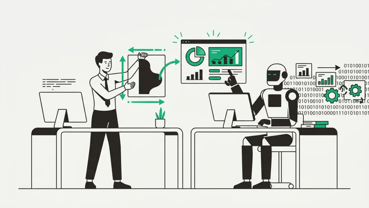 Illustration for the article: AI Burnout Starts in the Prompt Box, Not the Workload