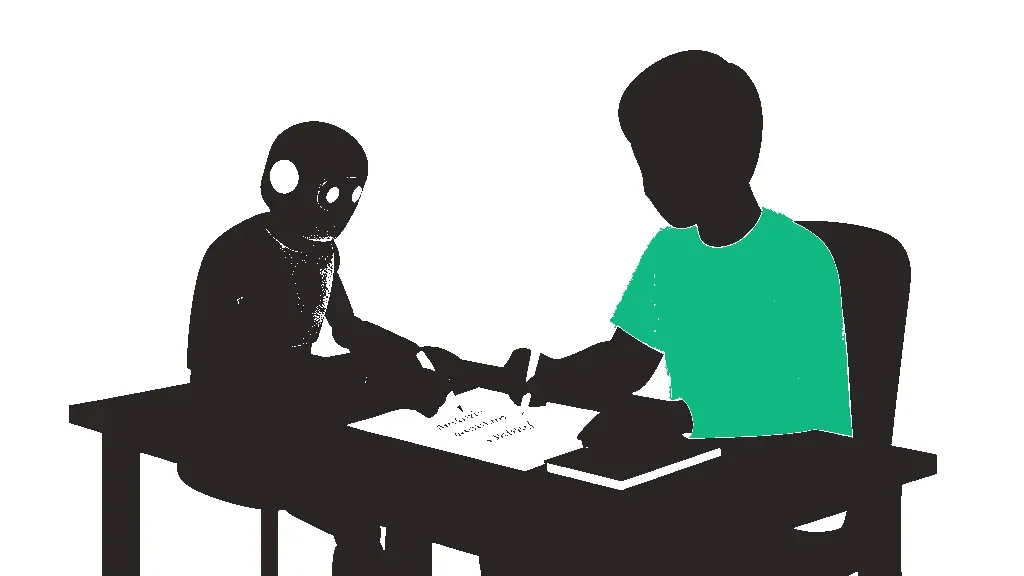 Illustration for the article: How to Use AI Without Losing Your Voice in Writing, Design, and Content Work