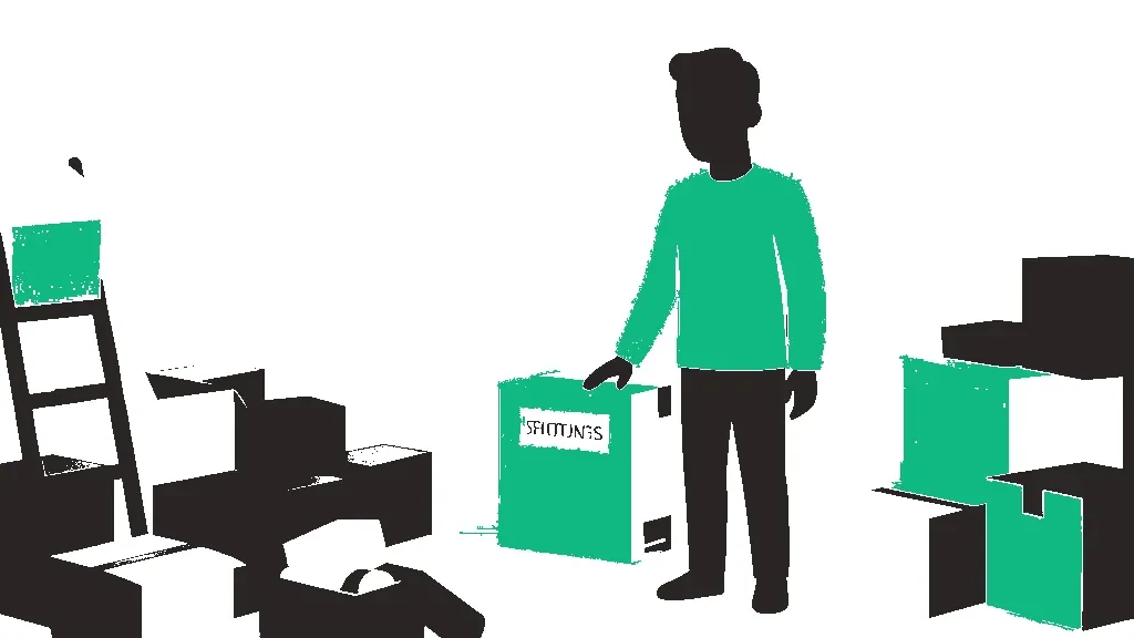 Illustration for the AI prompt: Organize a Cluttered Home or Office When You Freeze Every Time You Start